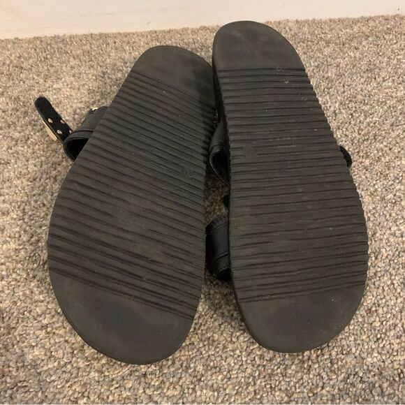 Steve Madden Mona Sandal strapped sling back sporty Black womans size 10 - Picture 11 of 13